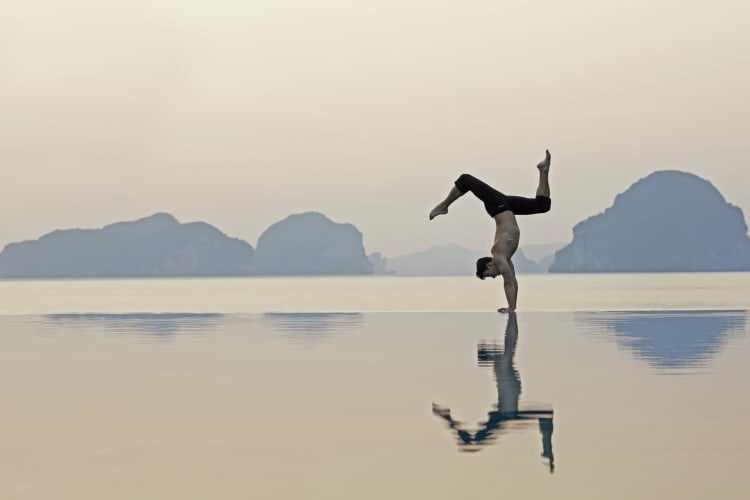 Sunset yoga